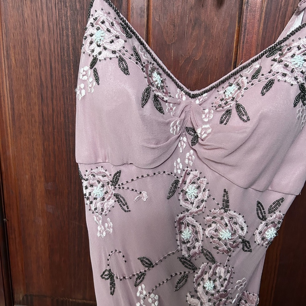 NWOT Sue Wong beaded fishtail gown - flawless Y2K mermaid fairy core dress - Picture 12 of 16